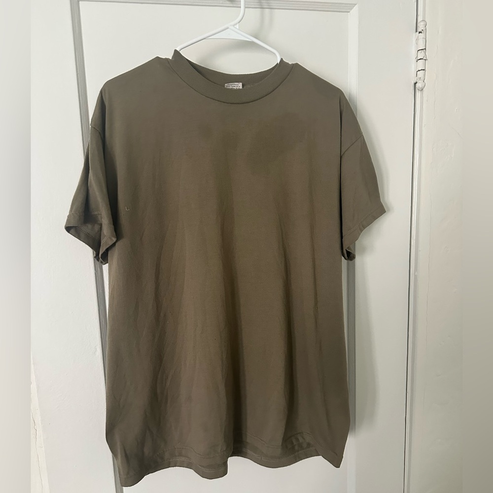 Vintage Army Green T Shirt